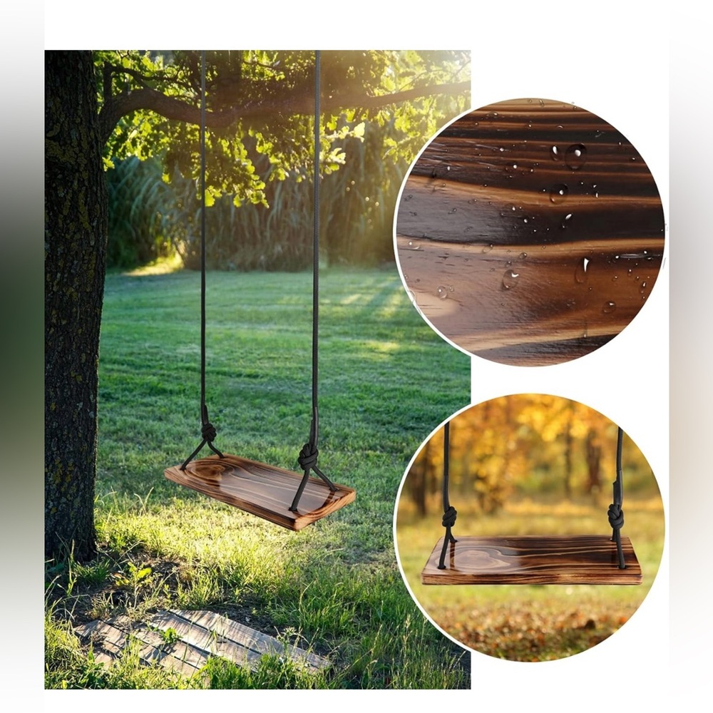 Swing Seat with Adjustable Rope